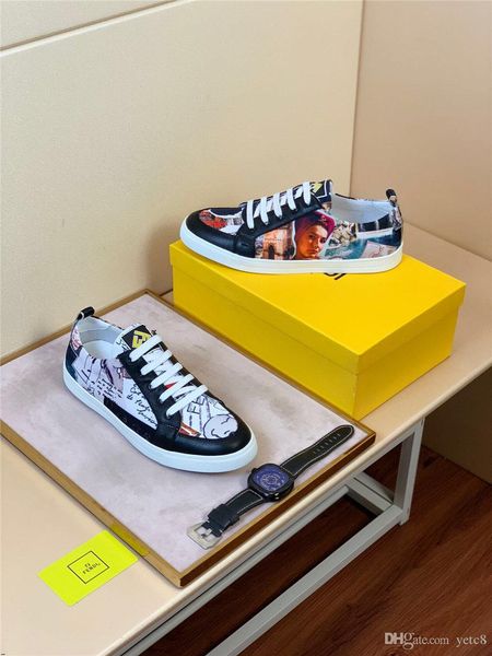 

20fw 2019 новые мужчины повседневная обувь lac-up мужская обувь легкие удобные дышащие кроссовки для ходьбы tenis feminino zapatos yecq3, Black