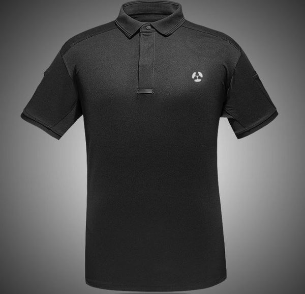

designer polos men lapel crew neck quick dry fitness outdoor sweat the tactical garments short sleeve, White;black