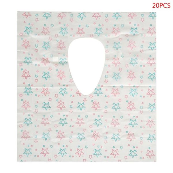 

20 Pcs Disposable Toilet Seat Covers Public Toilet Potty Protectors for Kids P31B