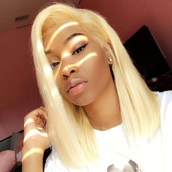

human hair wigs bob straight wigs with bangs lace closure wigs natural black brazilian for black women