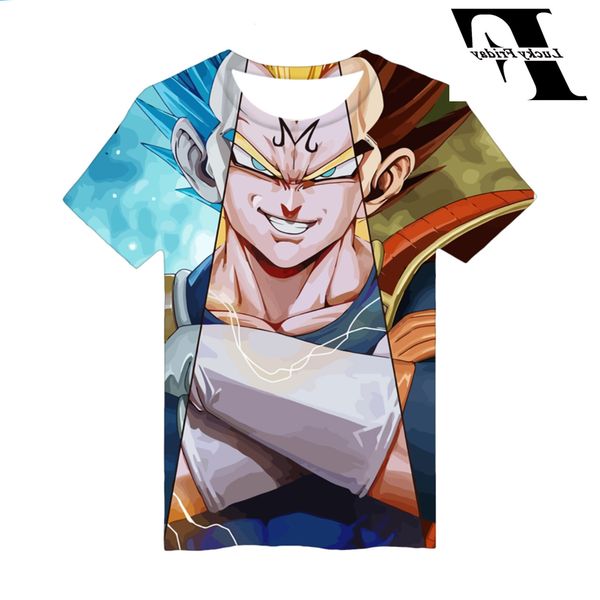 

printing easy 3d seven dragon pearl sun wu empty naruto round collar short sleeve shirt t shirts, Gray;blue