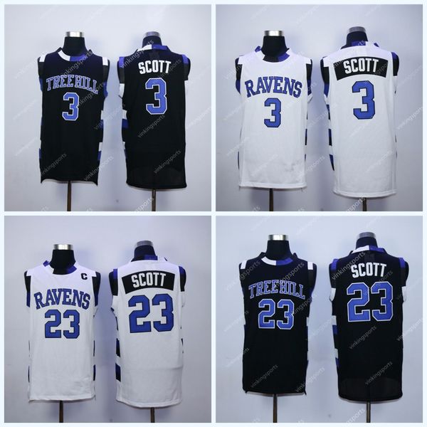 

One Tree Hill Movie Jersey 23 Nathan Scott 3 Lucas Scott One Tree Hill 100% Stitched Basketball Jerseys S-3XL Fast Shipping