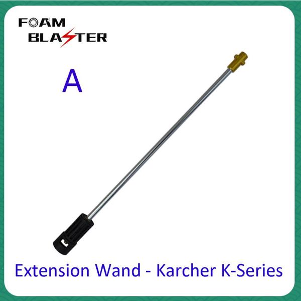 

high pressure washer extension lance car washer gun lance extension wand spear tube m22 & 1/4" quick connection for karcher