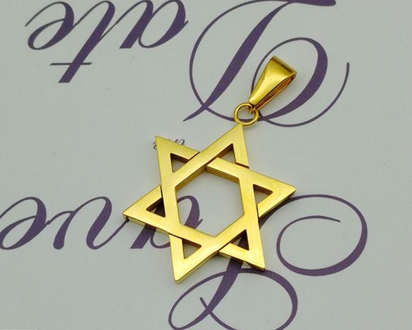 

european and american designers titanium steel pendant jewelry explosive fashion attractive personality six-awn star necklace stainless stee, Silver