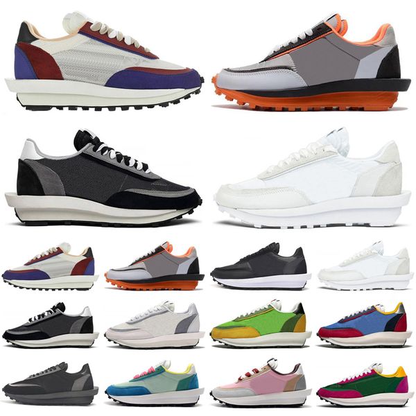 

nike топ sacai вафельного ldv л.д. ldwaffle мужчины женщина кроссовки черного белой нейлоновая студенческого команды на открытом воздух мужс