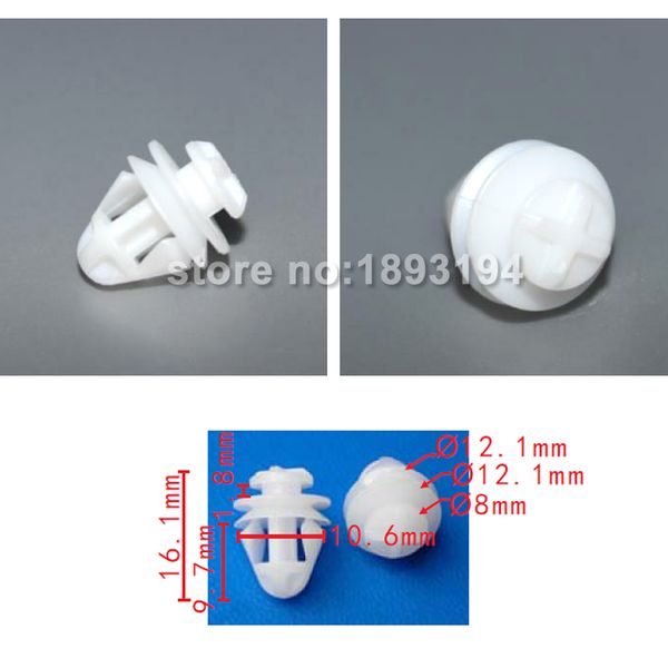 

100x oem auto clip fasteners trim panel retaining clip for 7701061797