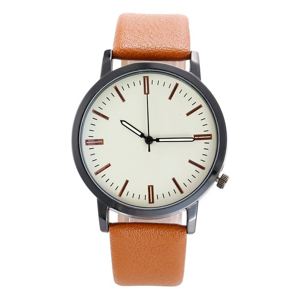 

reloj mujer 2019 women quartz watches fashion simple leather watch ladies european popular wrist watches clock hot, Slivery;brown
