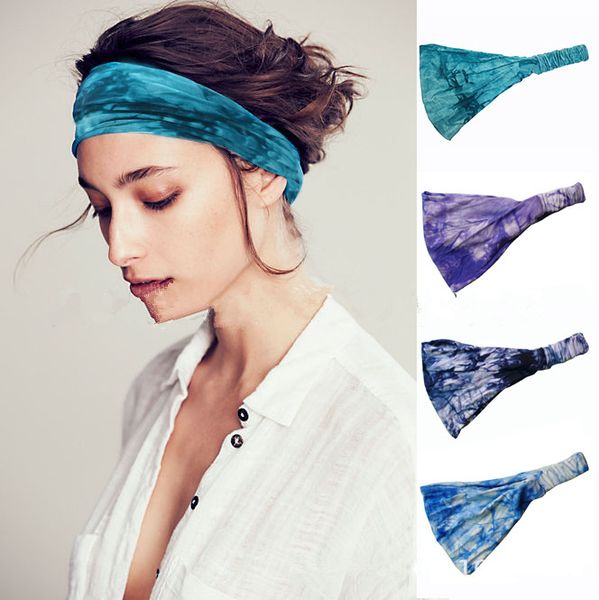 Fashion Elastic Women Headband Dance Biker Wide Headbands Stretch
