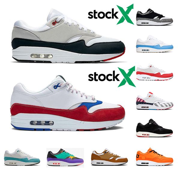 

2020 men women running shoes parra bred atomic black white teal mens trainer platform breathable sports sneakers 36-45