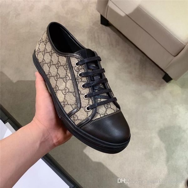 

Sneaker men black leather men 039 neaker hoe luxury de igner platform neaker rubber ole running trainer with box