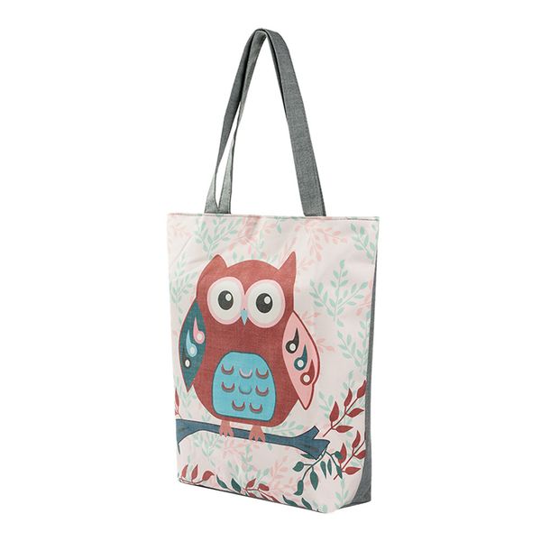 

sleeper #5001 fashion new floral and owl printed women's casual tote female daily use female shopping bag for women hipping