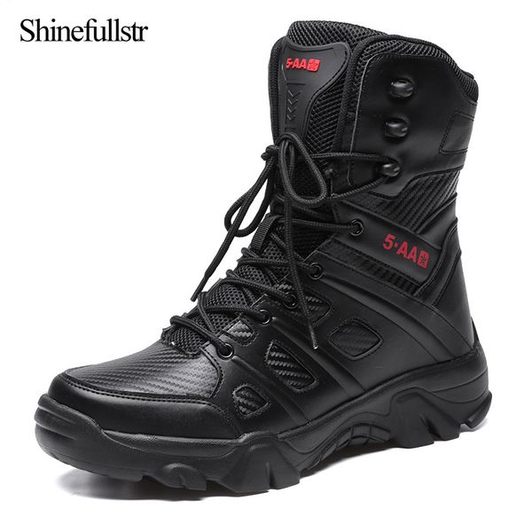 

men tactical boots shoes boot swat army combat hiking trekking outdoor mountain botas tacticas militares para hombre