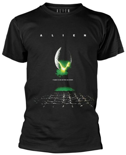 

alien 'original poster ' (black) t-shirt, White;black