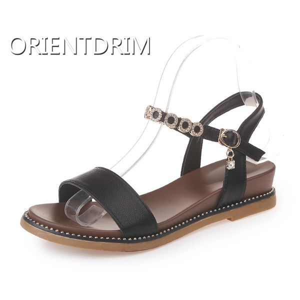 

women sandals 2020 new summer sandals for women flat shoes woman fashion shinny silver bright glitter ladies flats, Black