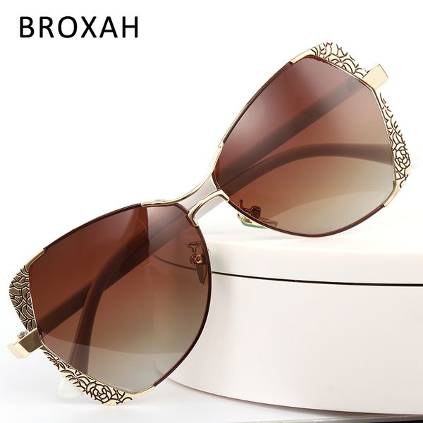 

2020 star style hd поляризованные женщины роскошного солнцезащитных очков дизайнера бренда последняя женщина uv400 дамы вс очки óculos femin, White;black