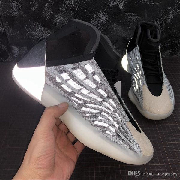 

2020 new quantum kanye west mid basketball shoes for men static white triple black mens women baskets designer sport sneakers size 36-46