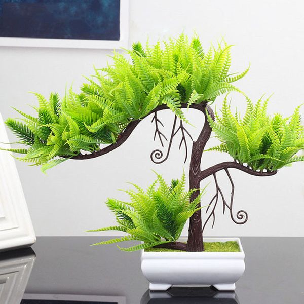 

artificial plant home living room decoration simulation fake leaf with pot