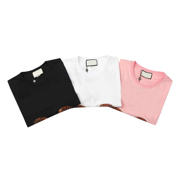 

designer men women brand t shirt fashion cute luxury black white pink color disign luxury men women t shirt summer casual brand t-shirt 0