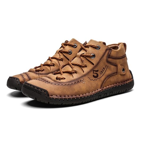 

fur lining men casual shoes british style comfortable men fashion walking shoes big size brown black man soft flat footwear