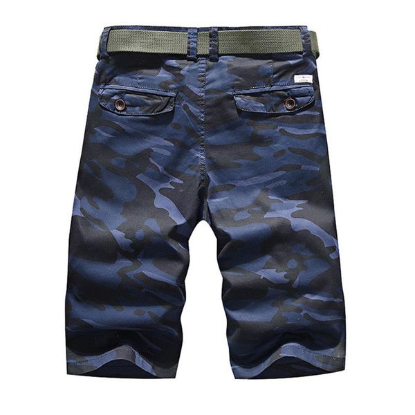 

men shorts fashion casual short pants army green print color cargo pants plus size cootton brand clothing c1830, White;black