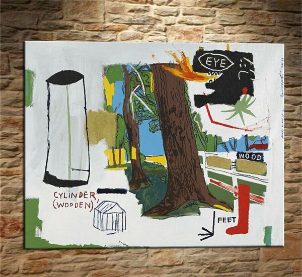 

jean michel basquiat graffiti art #40 home decor handpainted &hd print oil painting on canvas wall art canvas pictures 200304