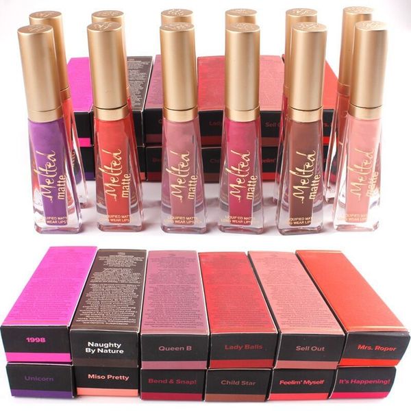

too melted matte liquid lipstick 12 colors face lip gloss liquified matte lipstick faceed makeup melted lip gloss long wear