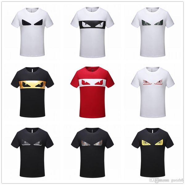 

18ss brand fashion luxury designer mens hip hop t-shirt skateboard women t shirts street wear men clothing, White;black