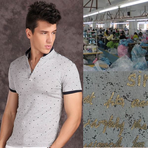 

t-shirt women's clothing processing men's t-shirt, White;black