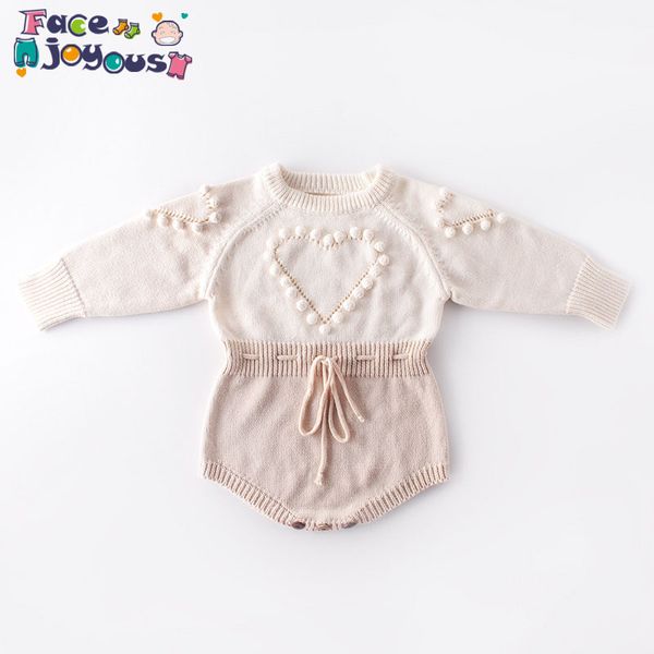 

baby girl's knit rompers long sleeve wool knitted rompers baby princess fashion jumpsuit toddler kid's autumn winter clothing, Blue