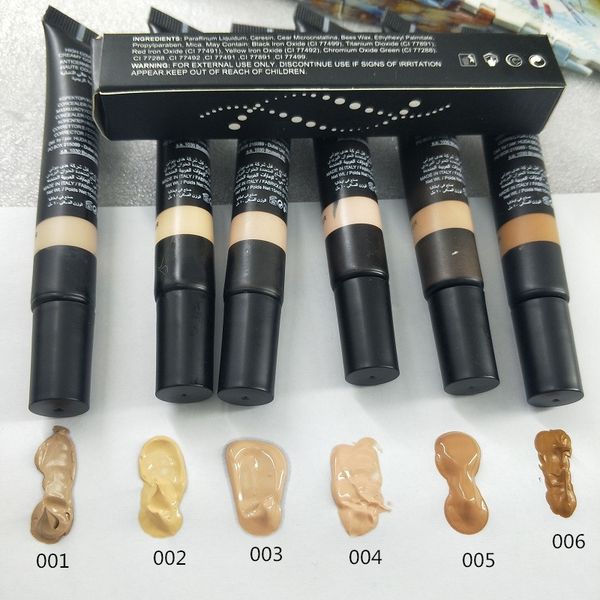 

drop shipping 6 colors concealer foundation make up cover primer concealer base professional face makeup contour palette makeup base