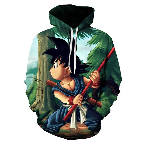 

new z anime 3d hoodie sweatshirt men and women hoodie cartoon casual sportswear jacket harajuku hooded pullover top, Black