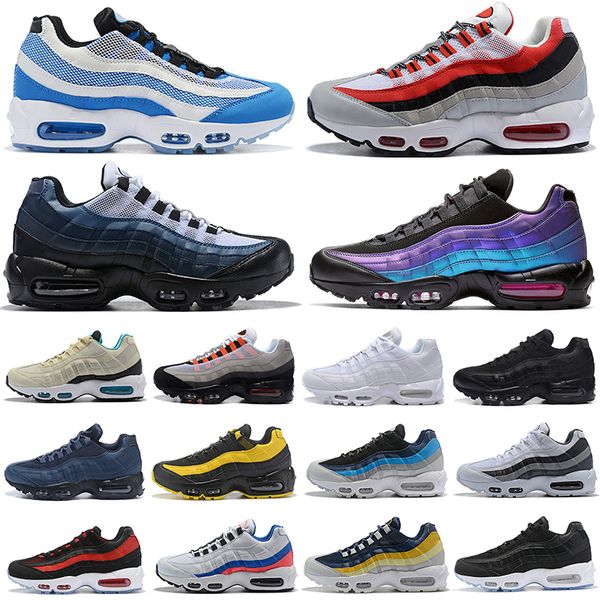 

95s 95 мужские кроссовки air runnning shoes og ultra 20th anniversary мужчины женские спортивные тройные белые черные дизайнерские кроссовки, White;red