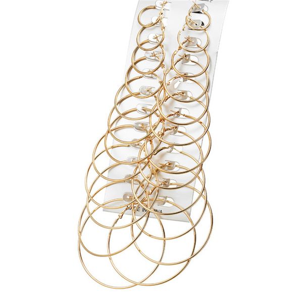 

fashion big hoop earrings for women exaggeration rock metal gold sliver circle statement earrings for ladies jewelry gifts, Golden