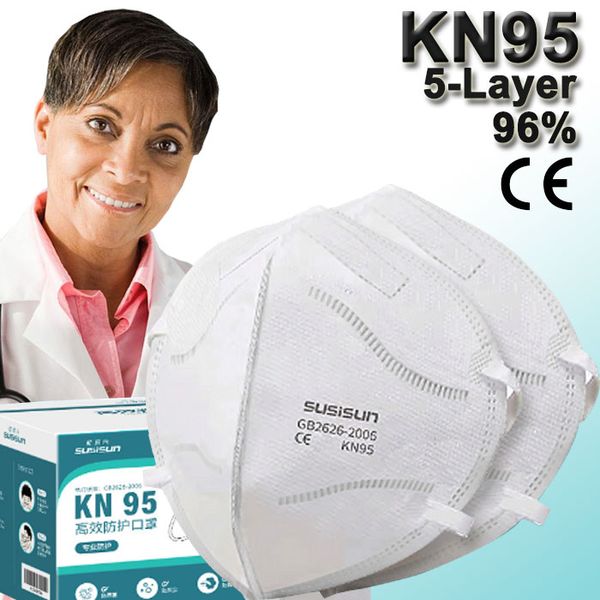 

kn95 маска dhl бесплатная доставка 5-слойные одноразовые маски для лица ce антивирусный защитный респиратор