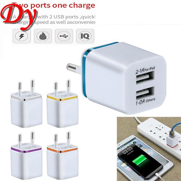 

Charger 5V 2A dual USB charger fast charging for iphone xs max wall adapter eu plug wholesale
