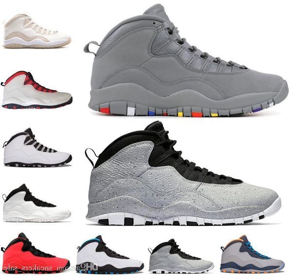 

new cement 10 westbrook 10s designer shoes white black cool grey bobcats chicago steel grey men basketball shoes 10 sneakers size eur 41-47