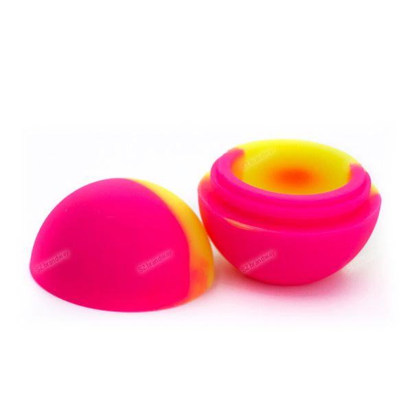 

qulity globular design dry herb vaporizer silicone non-stick silicone containers jars dab oil container for wax concentrate 100pcs/lot