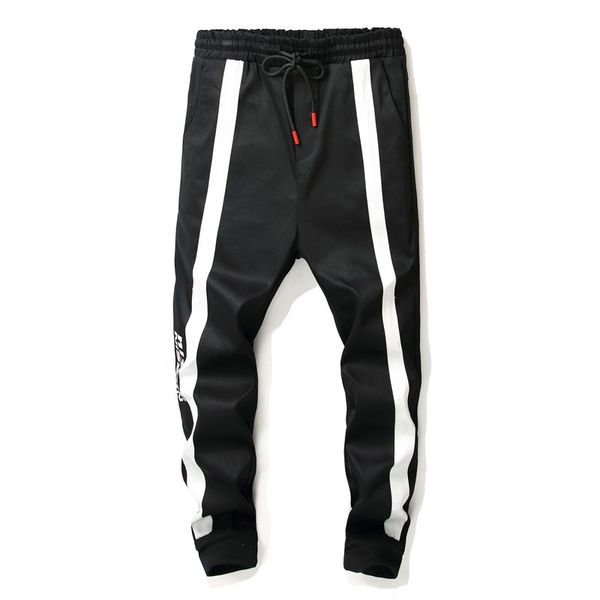 

men fashion denim jeans loose hip hop skinny pencil jeans for men spring high street patchwork stretch black, Blue