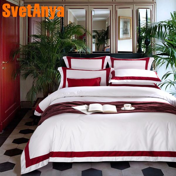 Svetanya Cotton Bedding Set White Hotel Flat Or Fitted Bedsheet