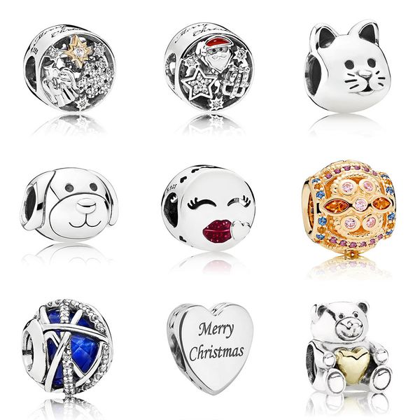 

new 100% 925 sterling silver pandora bead 796363cz 796364cz 791706 791707 796561en152 756225pczmx 796361ncb 796369 791166, Black