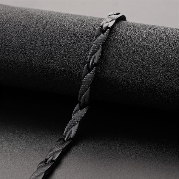 

twisted healthy magnetic bracelet for women power therapy magnets magnetite bracelets bangles men health care jewelry stainless, Golden;silver