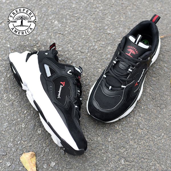 

fashion treeperi fashion chunky reflective casual shoes men designer sheos black white obsidian women sneakers beige brown trainers
