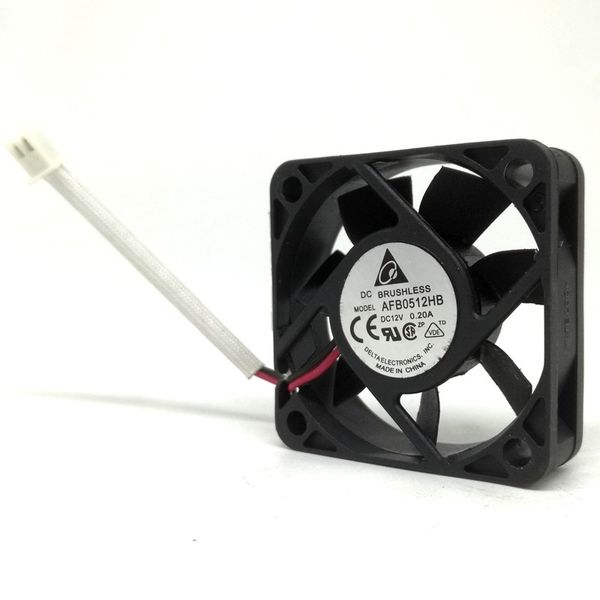 

delta 5015 12v fan afb0512hb double ball high speed 5cm computer cabinet power fan