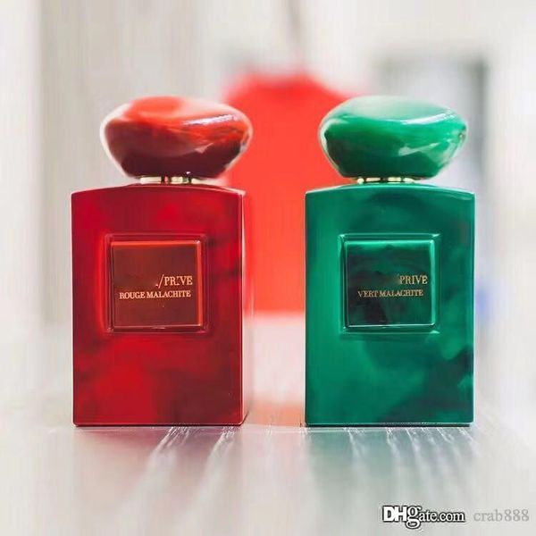 

Women and men perfume for prive vert malachite 100ml 3 4floz edp woody aromatic green and red pecial bottle long la ting hipping
