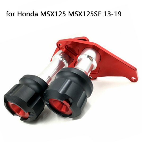 

for msx125 msx125sf 13-19 motorcycle aluminum engine protection anti-fall bar body protection crash pads frame sliders