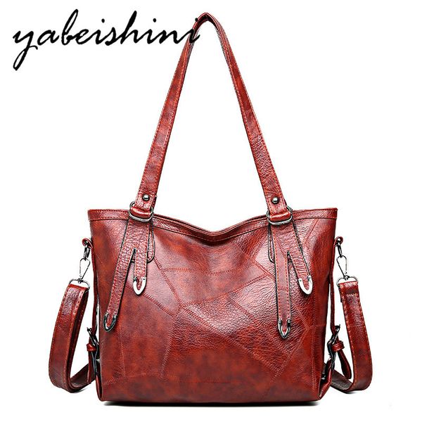 

pu ladies handbag 2020 new casual crossbody bags for women vintage style shoulder bag sac a main high capacity tote