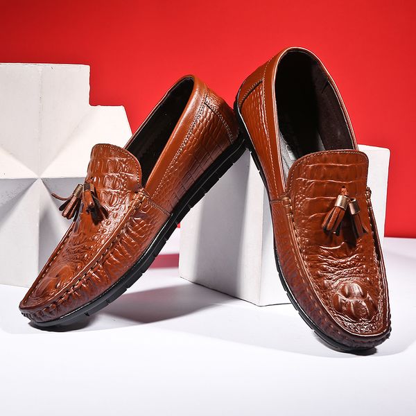 

men casual flat shoes, Black