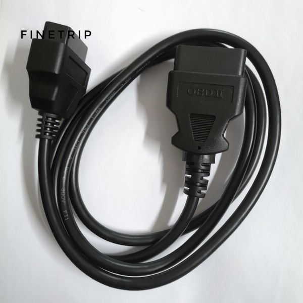 

finetrip wholesale 0.3m/1m/1.5m/3m/5m/10m 16pin obd2 extension cable elm327 16 pin obd ii car connector interface