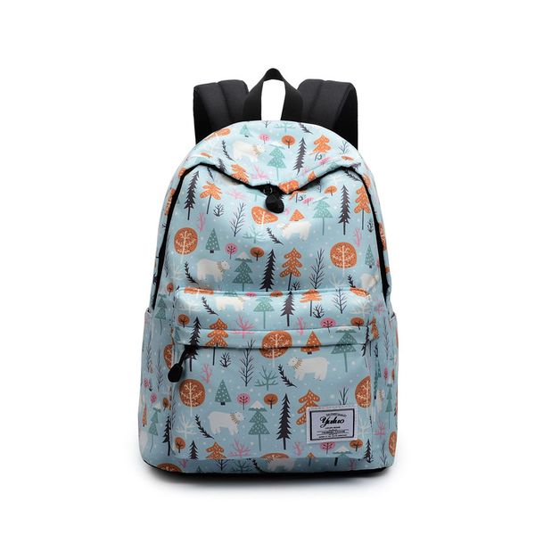 

designer students backpack for boys and girls sell canvas fashion school bag multi-style backpack