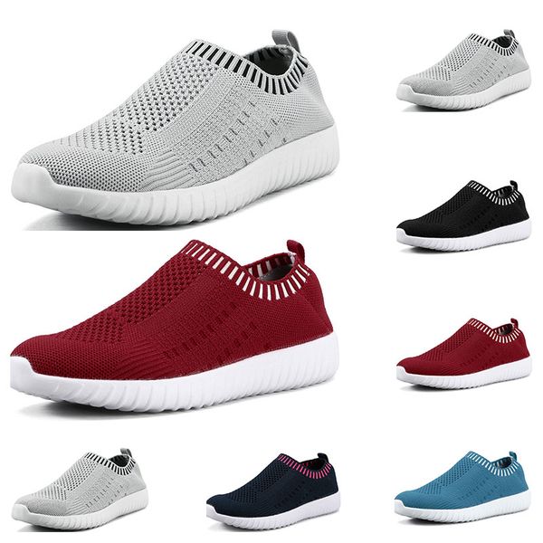 

2020 selling large size women's shoes flying womens sneakers one foot breathable lightweight casual sports running shoes thirty five